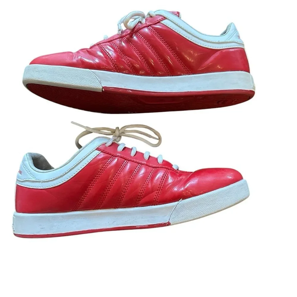Men’s Sergio Tacchini Red Leather Sneakers Size 10.5